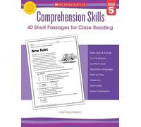 Linda Beech Comprehension Skills: Short Passages for Close Reading: (Tascabile)