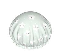 Linda estrella océano sirena impermeable gorro de baño para mujeres belleza cabello Spa hogar Hotel viaje