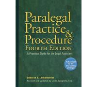 Linda Spagnola, Esq. Deborah E. L Paralegal Practice & Procedure Fo (Tascabile)