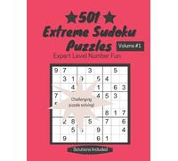 Linda Toms 501 Extreme Sudoku Puzzles (Tascabile)