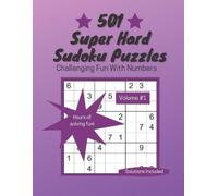 Linda Toms 501 Super Hard Sudoku Puzzles (Tascabile)