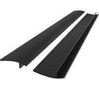 Linda's Essentials Coperture in silicone per stufe (confezione da 2), resistenti al calore, sigillano gli spazi tra piano cottura e bancone, facili da pulire, protezione laterale della stufa (76 cm,