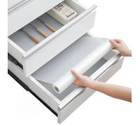 Linda's Essentials Rivestimento Cassetti 30 x 500 cm - Rotolo Plastica Antiscivolo per Cassetti - Tappetini Protettiva da Cucina per Tavolo Scaffale e Mobili - Protezione Tappetino da Coprimobili