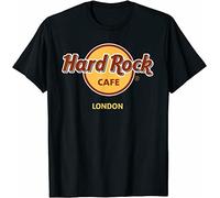 Lindas Hards Rock Cafe London - Maglietta retrò, Nero , S