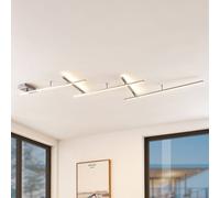 Lindby Acia Plafoniera LED, nichel LINDBY