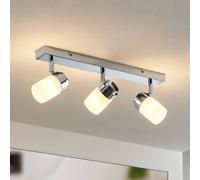 Lindby Alimari, faretto da soffitto, cromo, lungo LINDBY