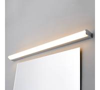 Lindby Applique a LED Philippa, arrotondata, 88 cm, cromo, IP44 LINDBY