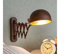 Lindby applique Curtis, color ruggine, regolabile, 57 cm, E14 LINDBY