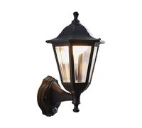 Lindby Applique da esterni con sensore di movimento (Antico) colore Nero, lampadina inclusa parete esterna/parete casa abitazione terrazzo und balcone