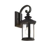 Lindby Applique da esterni dimmerabile (Antico) colore Marrone, in Alluminio applique lampada LED outdoor per facciata/parete terrazzo e balcone