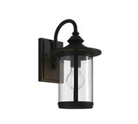 Lindby Applique da esterni dimmerabile (Antico) colore Nero, in Alluminio applique lampada LED outdoor per facciata/parete terrazzo e balcone
