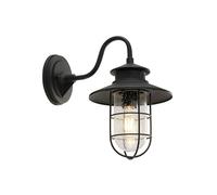 Lindby Applique da esterni dimmerabile (Antico) colore Nero, in Metallo applique lampada LED outdoor per facciata/parete terrazzo e balcone