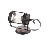 Lindby Applique da esterni dimmerabile (Country) colore Marrone, in Alluminio applique lampada LED outdoor per facciata/parete terrazzo e balcone