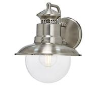 Lindby Applique da esterno Gwendolyn in acciaio inox LINDBY