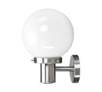 Lindby Applique da esterni dimmerabile (Moderno) colore Grigio, in Acciaio Inox parete esterna/parete casa abitazione terrazzo und balcone