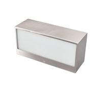 Lindby Applique da esterni dimmerabile (Moderno) colore Grigio, in Acciaio Inox parete esterna/parete casa abitazione terrazzo und balcone