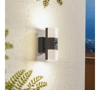 Lindby applique da esterni LED Alaric, alluminio, antracite, sensore LINDBY