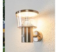 Lindby Applique da esterni LED Antje, rilevatore di movimento, IP44 LINDBY