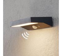 Lindby applique da esterni LED Maresia, sensore, antracite LINDBY