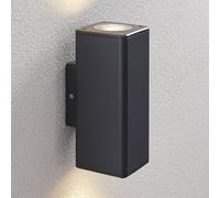 Lindby Applique da esterni Nati, IP54, GU10 quadrata LINDBY