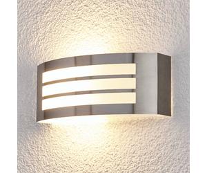 Lindby Applique da esterni Raja in look striato LINDBY