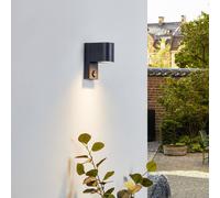 Lindby Applique da esterno Gelso, alluminio, 15 cm, GU10, sensore LINDBY