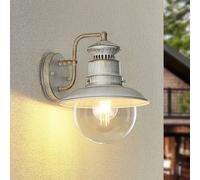 Lindby applique da esterno Gwendolyn, bianco antico, metallo, 26 cm LINDBY