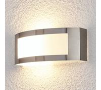 Lindby Raja - applique da esterni in acciaio inox LINDBY