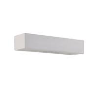 Lindby Applique da Parete in Gesso Bianco, Luce Up Down Muro Stile Classico Camera Letto o Soggiorno Design Moderno Lampada Comodino G9 36 cm