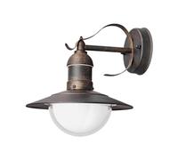 Lindby Applique LED da Esterni 'Clea' - Moderna in Acciaio Inox Marrone - Lampada Outdoor con 1 Luce Inclusa