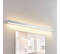 Lindby Applique LED per il bagno Layan, 120 cm, cromo, metallo LINDBY