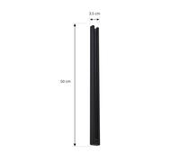Lindby binario monofase, 50 cm, nero, sistema binario monofase LINDBY