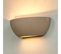 Lindby Elegante applique Renata di cemento LINDBY