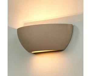Lindby Elegante applique Renata di cemento LINDBY