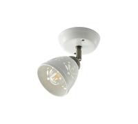 Lindby Faretto dimmerabile (Country) colore Bianco, in Ceramica ad es. Soggiorno & Sala da pranzo Lampada incasso plafoniera applique