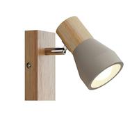 Lindby Faretto dimmerabile (Scandinavo) colore Grigio ad es. Cucina Lampada da incasso, plafoniera applique