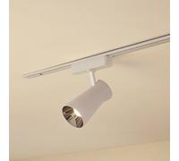 Lindby Faretto LED 48 V Lumaro, bianco, Ø7cm, plastica, dimmerabile LINDBY