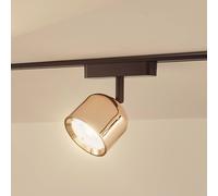 Lindby Faretto LED 48 V Lumaro, oro rosa, Ø 8,2 cm, alluminio, dimmerabile LINDBY