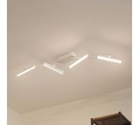 Lindby Faretto LED Eldrin, bianco, a 4 luci, barra luminosa LINDBY