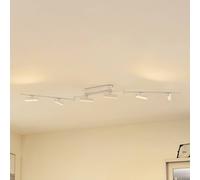 Lindby Faretto LED Eldrin, bianco, a 6 luci, barra luminosa LINDBY