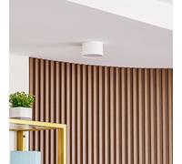 Lindby Faretto LED Nivoria, Ø 11 cm, 9 W, bianco, metallo LINDBY