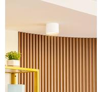 Lindby Faretto LED Nivoria, Ø 12 cm, 15 W, bianco, metallo LINDBY