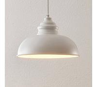 Lindby lampada a sospensione Cliona, bianco, metallo, Ø 31 cm, E27 LINDBY