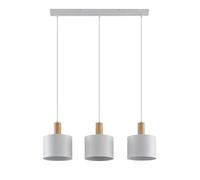 Lindby Lampada a sospensione dimmerabile (Moderno) colore Bianco, in Metallo ad es. Soggiorno & Sala da pranzo lampada soffitto plafoniera illuminazione