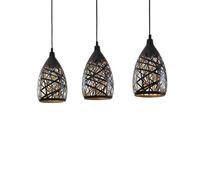 Lindby Lampada a sospensione dimmerabile (Moderno) colore Nero, in Metallo ad es. Soggiorno & Sala da pranzo lampada soffitto plafoniera illuminazione