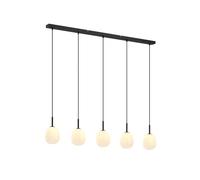 Lindby Lampada a sospensione dimmerabile (Moderno) colore Nero, in Vetro ad es. Soggiorno & Sala da pranzo lampada vetro per tavolo