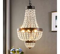 Lindby Lampada a sospensione Jorve con cristalli 9621227