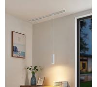 Lindby lampada a sospensione Linaro, 20 cm, bianco, monofase, GU10 LINDBY