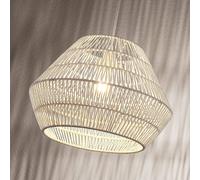 Lindby Lampada a sospensione Ottavio in carta bianca LINDBY