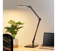 Lindby Lampada da scrivania a LED Antisa, nera, CCT, dimmerabile LINDBY